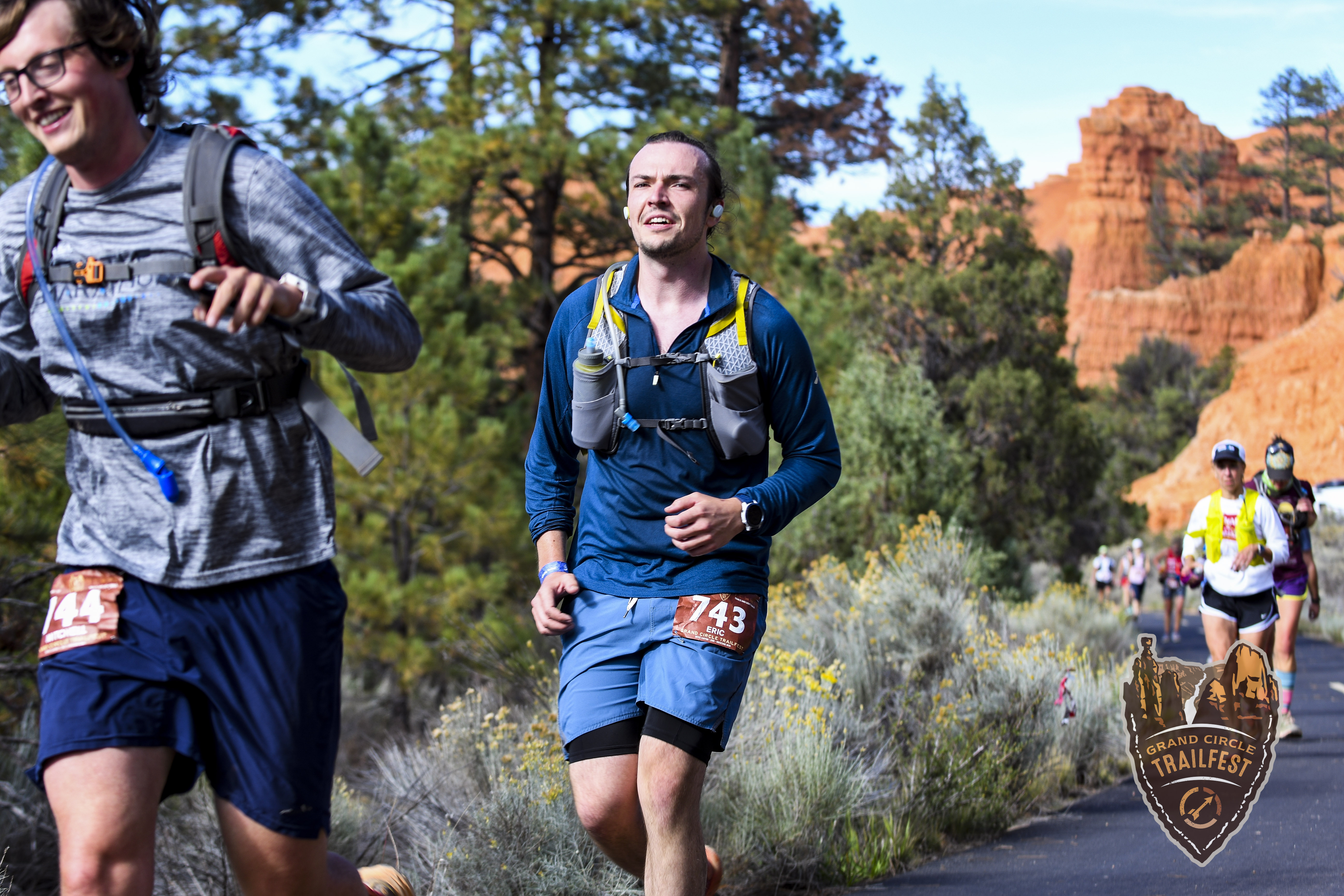 Eric Bochsler racing at Grand Circle Trail Fest